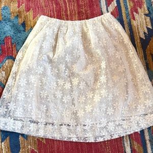 Pink Tartan Lace Skirt